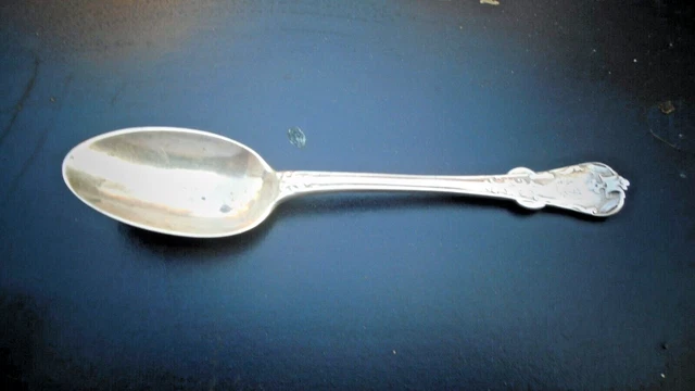 Victorian Desert Spoon With Engraved  Crest