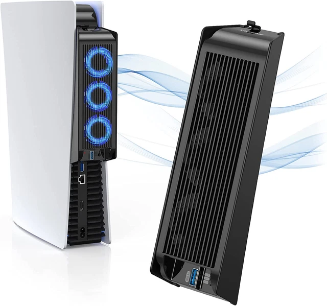 KIWIHOME Ventilateur De Refroidissement Pour Accessoires De PS5, Ventilateur