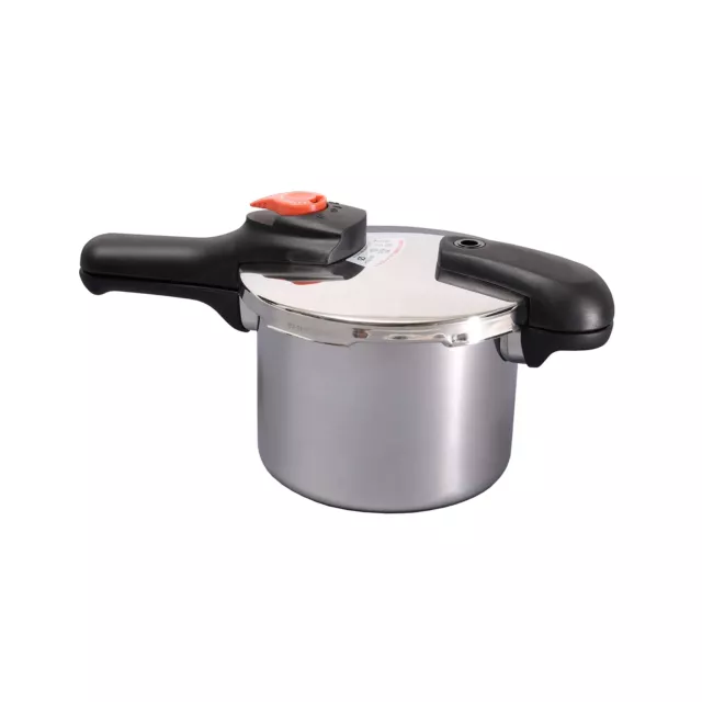 PEARL METAL One-handed Pressure Cooker 3.5L IH Compatible Stainless Steel Pressu