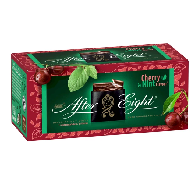 After Eight Cherry E Mint Hauchfeine Tavolette Con Kirschnote 200g