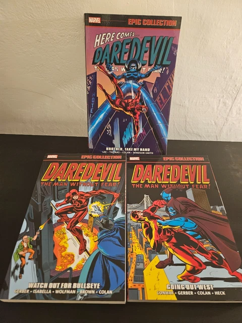 Daredevil Epic Collection Lot of 3 Vol 3 Vol 5 and Vol 6 Unread Mint