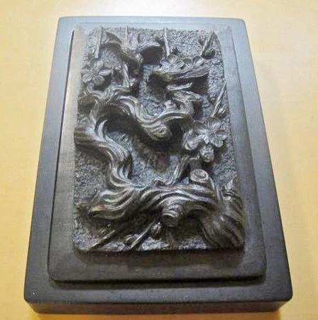 Ink Stone Suzuri Japanese Vintage Calligraphy Tool S599