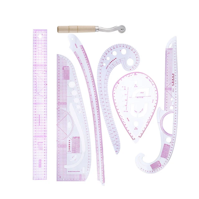 6 righelli trasparenti da 30,5 cm, righello colorato da disegno con scala in pollici e centimetri, strumento di misurazione per studenti e insegnanti