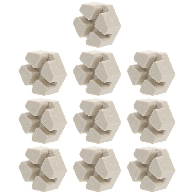 10 Pcs Frag Disks Fish Tank Coral Base Decorative Tray Coral Reef