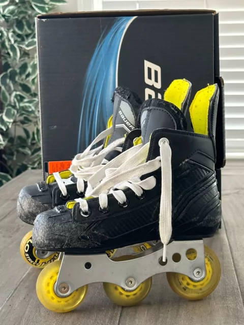 Bauer RS Roller Hockey Skate Yth 13.0 Size US 1.0 Black 1053755 New