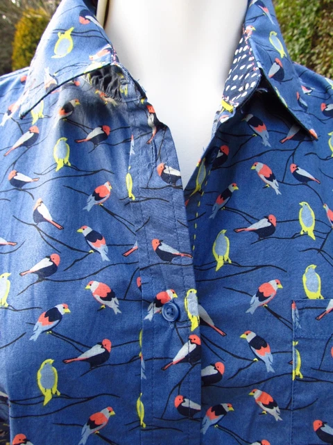 BODEN BIRD PRINT SHIRT UK 14R BNWT PicClick UK