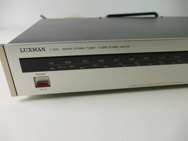 Luxman T-210L FM/AM Tuner analoge Frequenzanzeige Hi-4149 3