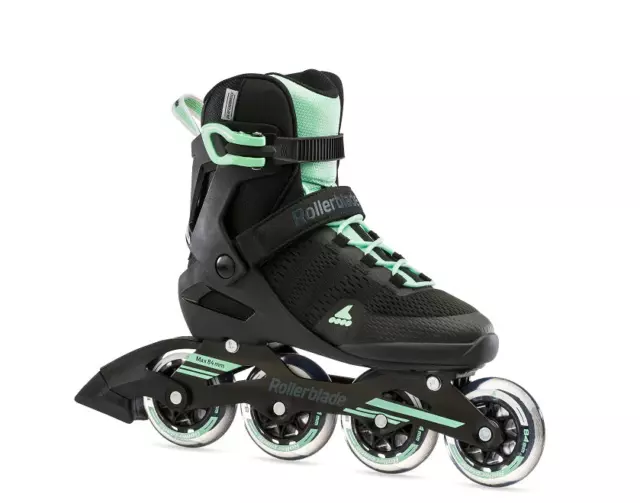 Rollerblade Spark 84 Women's Inline Skates -Black/Mint Green, Various Sizes