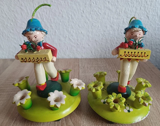 Geschwister Steinbach, Kerzenhalter, Blumenkinder