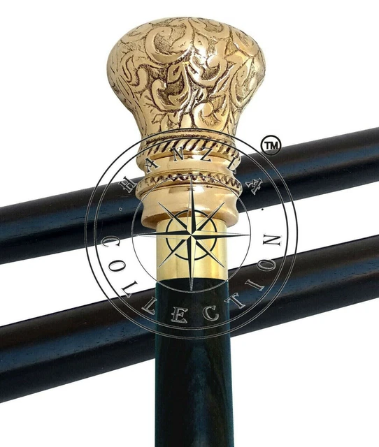 Poignée De Porte En Laiton Massif – Homme Guerrier Guerrier – Design Pascal Martin – Portail Ou Porte D'entrée