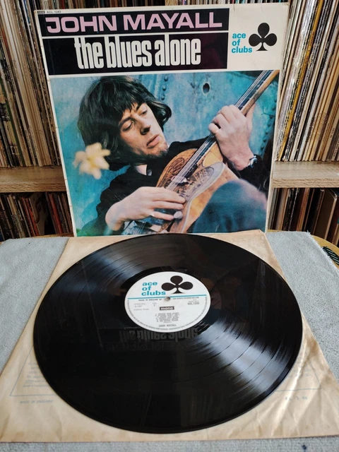 JOHN MAYALL - The Blues Alone - Ace Of Clubs - Uk Mono Dg