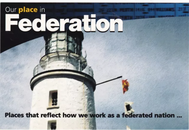 V05510B Australia Avant Card #5510B Lighthouse Our Place in Federation postcard