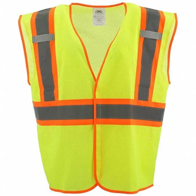NEW Condor High Visibility Yellow /Green Safety Vest L/XL 53YN50A NIP