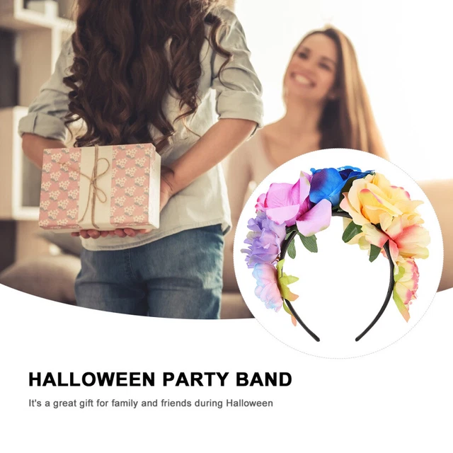 FLOWER CROWN ROSE Headband Halloween Costume Accessories Vacation £6.99