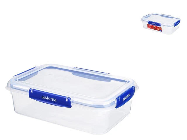 Contenitore Ondipack con coperchio in polipropilene trasparente