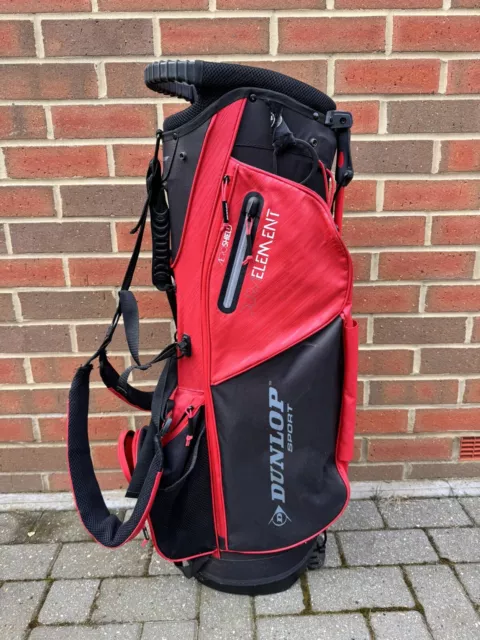 ✅Dunlop Dura Element Stand Golf Bag- 6 Way Divider- Dual Straps- Waterproof✅