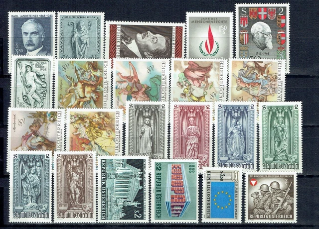 Österreich Doubletten Postfrisch aus den Jahren 1968 -1969  (A1020)