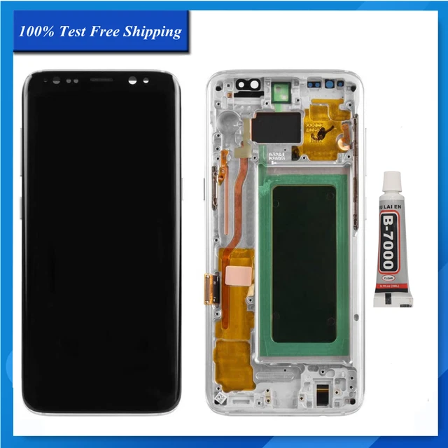 OEM LCD Display Touch Screen Digitizer Silver For Samsung Galaxy S8 G950F G950U