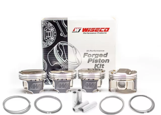 Wiseco 87.5mm Pistons For Honda Acura K20 K20A K20Z 11.3:1 & K24 K24A/Z 12.9:1