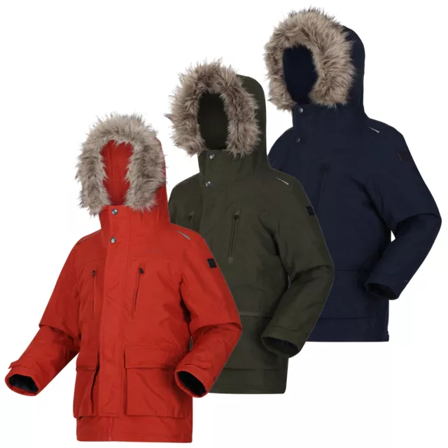 Regatta Podrick Boys Parka Insulated Waterproof Coat