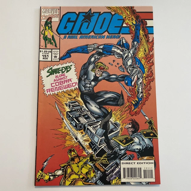* GI Joe : A Real American Hero #151 * LOW PRINT RUN !!! Marvel Comics 1994 … VF