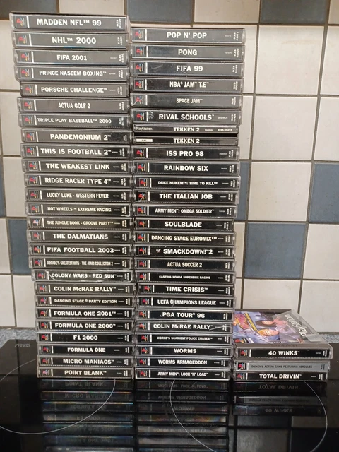 PLAYSTATION 1 GAMES Bundle All Complete Manuals (No Manual Rival ...