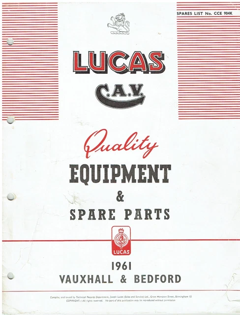 Parts Catalogues, Car Manuals & Literature, Vehicle Parts