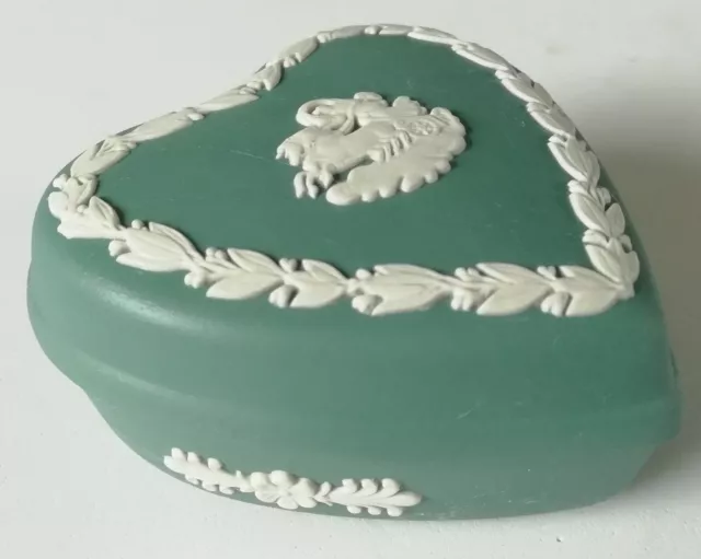 Wedgwood Bleu Sarcelle Vert - Boîte à Bijoux Aurora Et Chariot Emballé