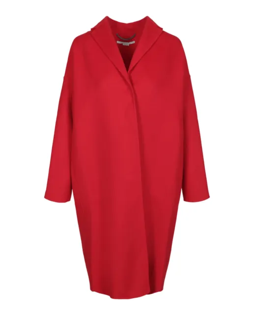 Stella McCartney Womens Double-Faced Wool Coat