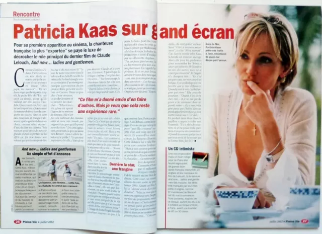 Magazine rare PLEINE VIE 2002: PATRICIA KAAS