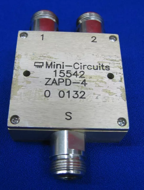 MINI-CIRCUITS ZAPD-4 / 15542, POWER SPLITTER 2.0-4.0 GHz