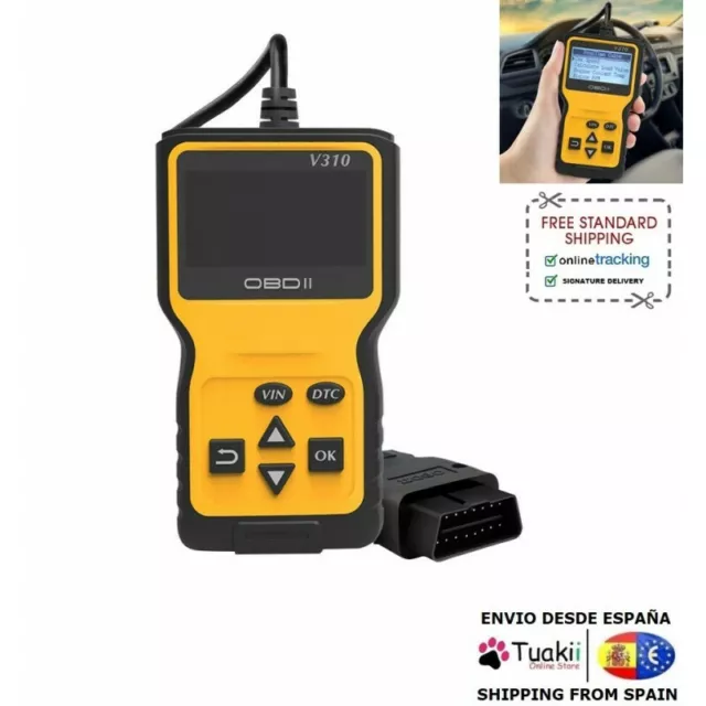 Escáner Diagnóstico Lector Código V310 Profesional Coche Vehículo Obd Obd2