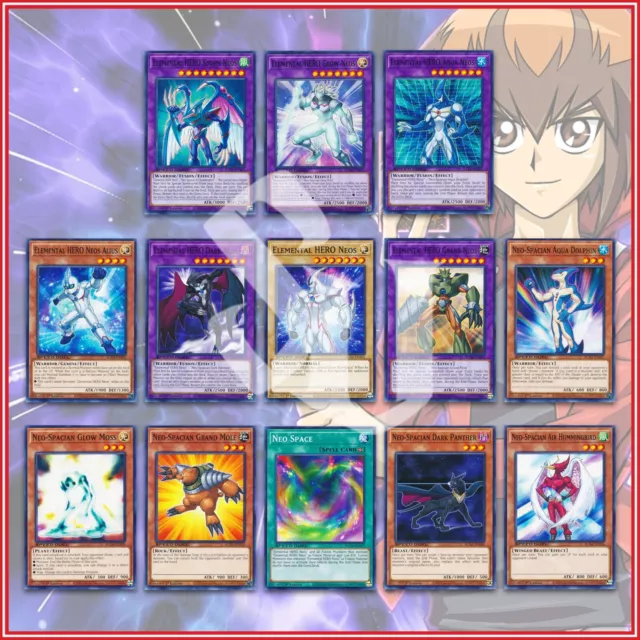 JADEN'S NEO SPACIAN DECK 13 | Aqua Dark Glow Storm NEOS Elemental HERO YuGiOh 🔥