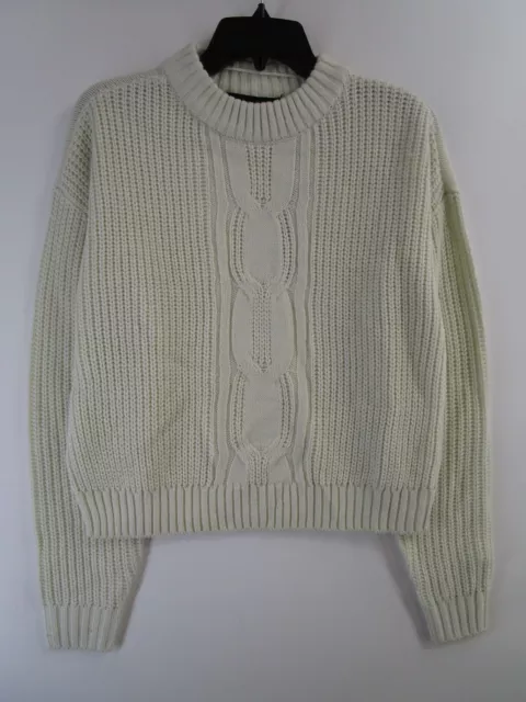 Vero Moda Kids S Crew Neck Long Sleeve Pull Over Sweater Cream