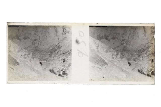 France Photo Amateur Stereo L14n17 Plaque de verre Vintage NEGATIF