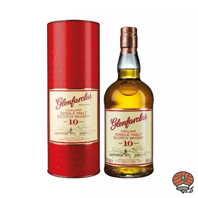 Glenfarclas Highland Single Malt Scotch Whisky, 10 Jahre, alc. 40 Vol.-%- 0,7 l