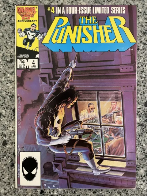 THE PUNISHER #4 VF+ (Marvel 1986) Limited Series