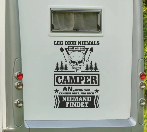 Autoaufkleber personalsert Camper / Campng Autoaufkleber personalsert Camper / Campng