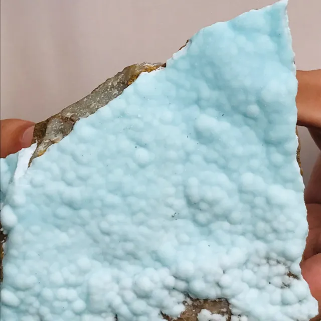 760g Rare Large Natural Blue Aragonite Gemstone Crystal Mineral Rough Specimen