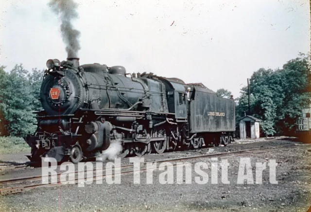 Vintage Duplicate Slide Long Island Rail Road LIRR G5s Steam Engine Ronkonkoma