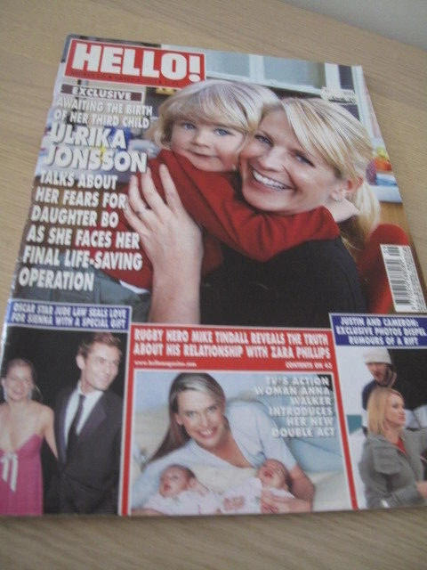 ULRIKA JONSSON HELLO Magazine Edition 806 March 2004 Awaiting 3rd ulrika-jonsson-hello-magazine-edition-806-march-2004-awaiting-3rd