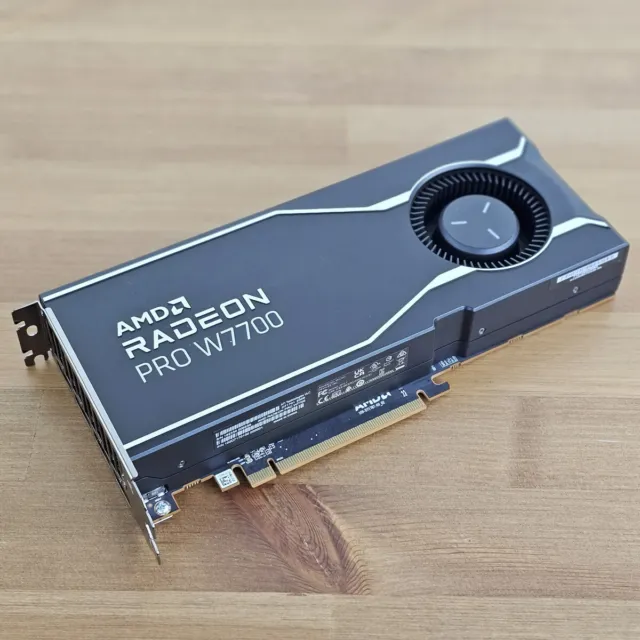AMD Radeon PRO W7700 16GB GDDR6 PCIe 4.0 x16 Workstation GPU Video Card
