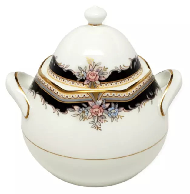 Noritake Palais Royal Sugar Bowl and Lid #9773 - Bone China