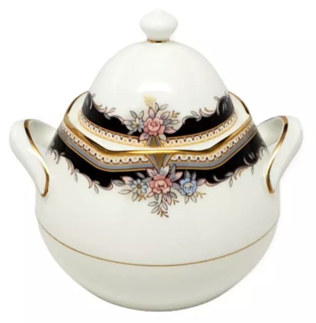 Noritake Palais Royal Sugar Bowl and Lid #9773 - Bone China Noritake Palais Royal Sugar Bowl and Lid #9773 - Bone China