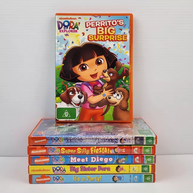 DORA THE EXPLORER 6-DVD Movie Bundle Collection Kids Children ...