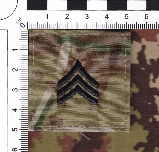 2 x Police Sergeant SGT Stripes Chevrons Hook + Loop Police Rank Patch Badge