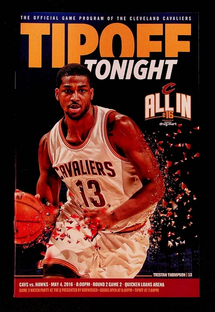 Cleveland Cavaliers Atlanta Hawks NBA Playoffs Program 2016 Championship Season