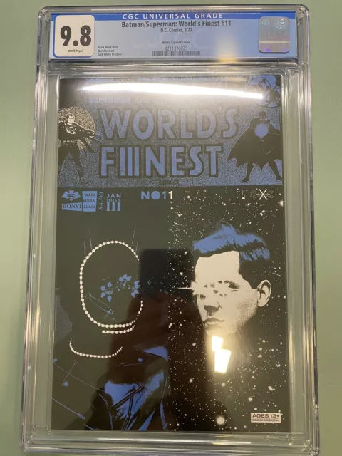Batman Superman World's Finest #11 Jack White Variant. CGC 9.8. 1st Print DC HTF