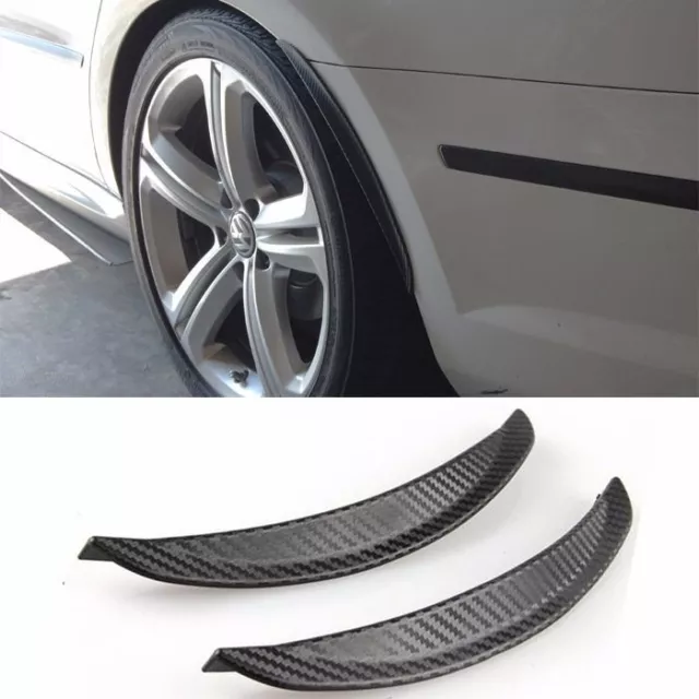 Para Maserati Tuning Llantas 2x Paso de Rueda Ampliación Carbon Tipo Fender 25cm