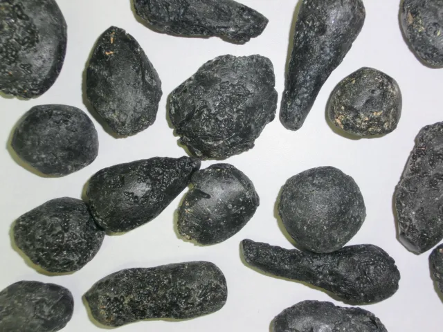 Black Indochinite Tektite Stone 15 g - 50 gram Size Pcs 0.1 Kg Lot